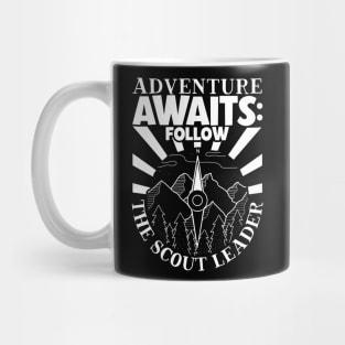 Adventure awaits - follow the scout leader Mug